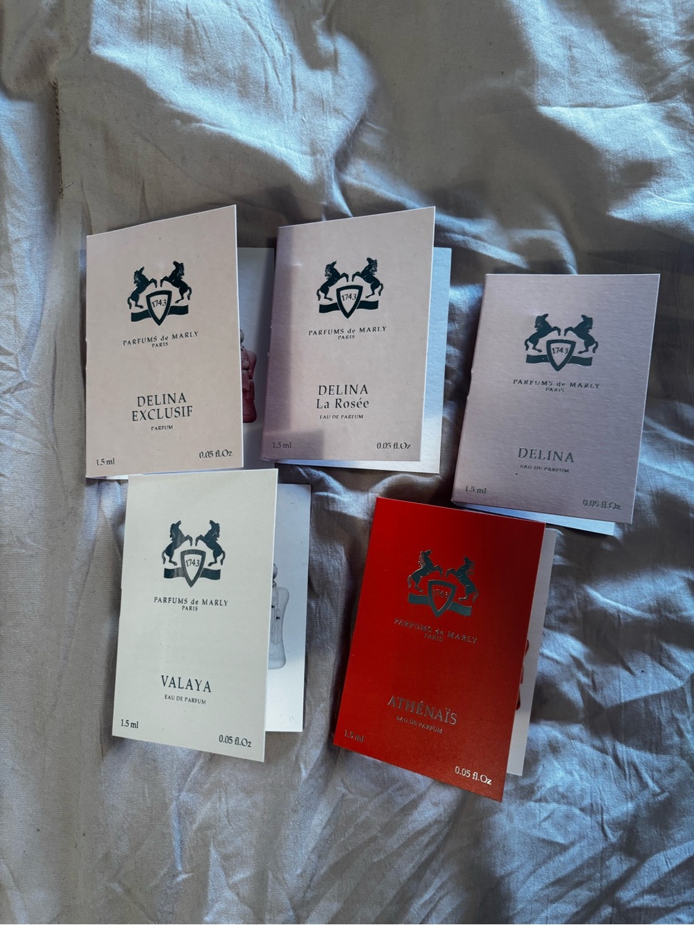 Parfumes de Marly samples